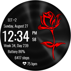 ACD076 Metallic Rose