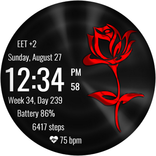 ACD076 Metallic Rose