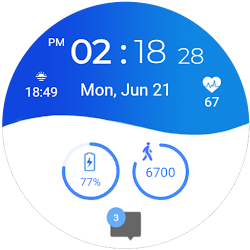 Aqua Watch Face
