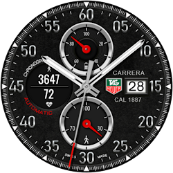 Tag Carrera Watch face