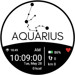 Aquarius Watch Face Wear Os