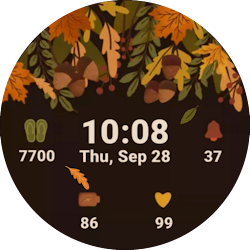 Autumn Watch Face Animated
