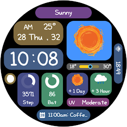 AWD Infoblock Gif Watch face