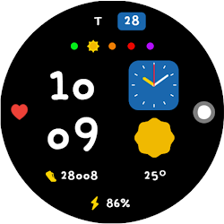 AWD Minimal Hybrid Watch face