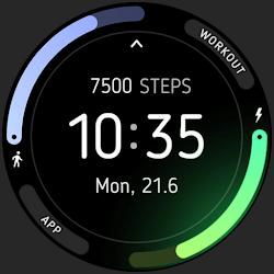 MNML Glow: Watch face