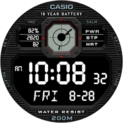 DIGITAL CASIO Watch face