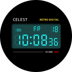 CELEST5404 Retro Digital Watch