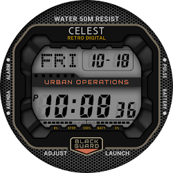 CELEST5575 Retro digital Watch