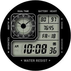 CELEST5616 Retro Digital Watch