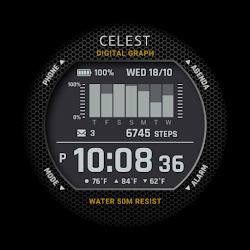 CELEST5661 Retro Digital Watch