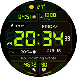 Chester Digilight watch face
