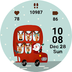 Christmas Animated Watch Face