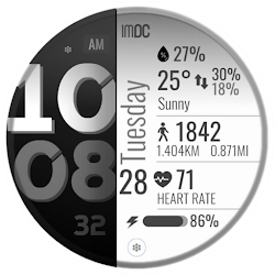 Clean Minimal Watch Face