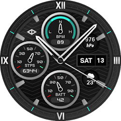 Crimson: Analog Watch Face