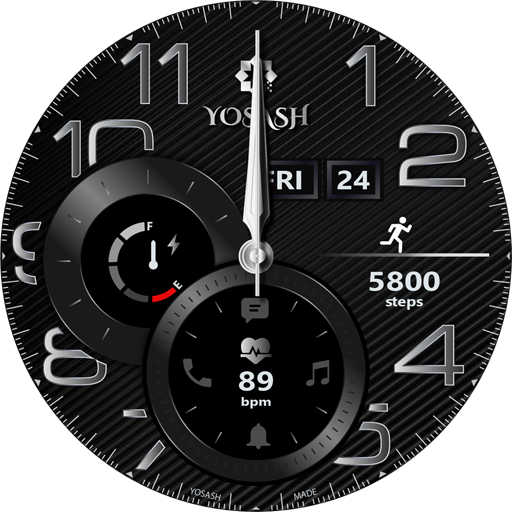 D315 Classic Analog Watch Face