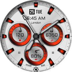 D380 Analog Classic Watch Face