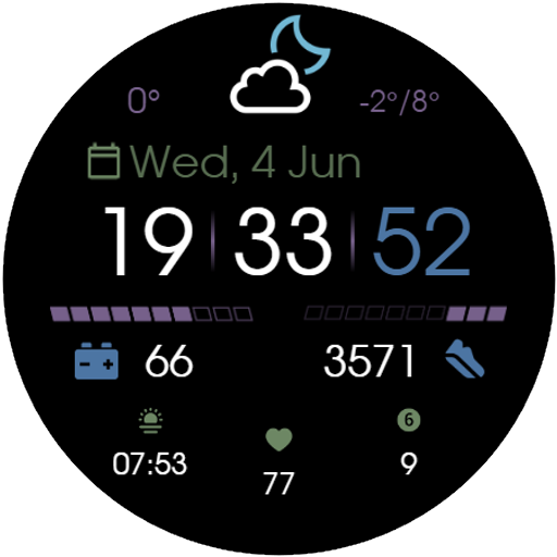 Digital Watchface D7