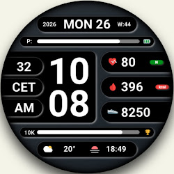 DADAM119: Digital Watch Face