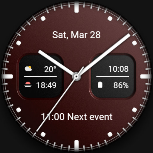 DADAM128: Analog Watch Face