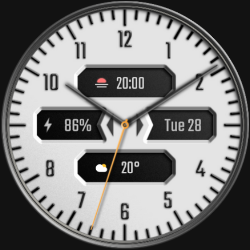 DADAM38W: Analog Watch Face