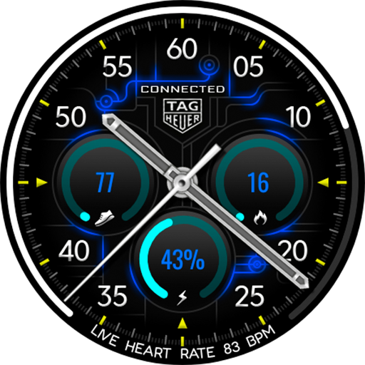 Tag Connected watch face