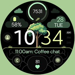 Digital Tree v3 Watch Face