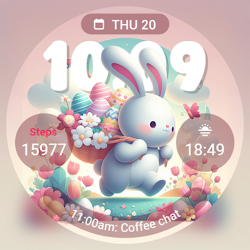Easter Bunny Watch Face