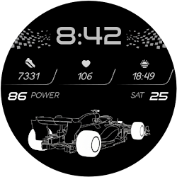 Digital watchface F1