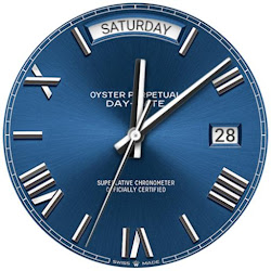 Luxury Prime Blue Watch Face