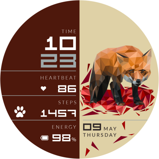Fox Watch Face