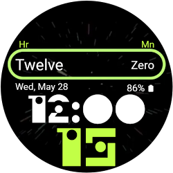 Galaxy Animated Watch Face