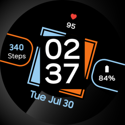 Galaxy Digital Watch Face