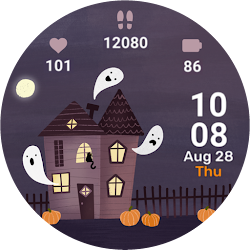 Halloween House watch face