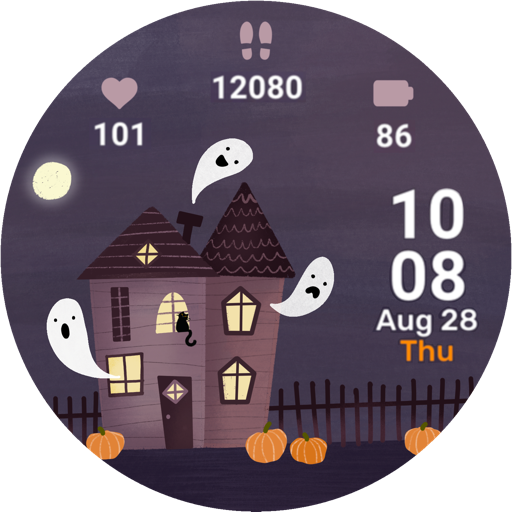 Halloween House watch face
