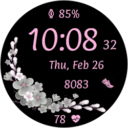 Iris581 Flower Watch Face