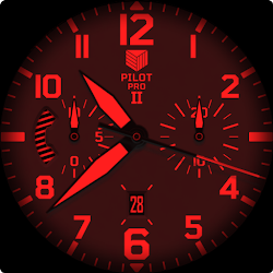 IWF Pilot Pro II watch face.