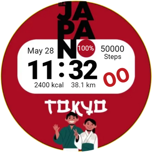 Japan Festival Watch face
