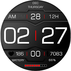 Key120 Digital Watch Face