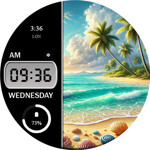 Key WF66 Beautiful Beach Watch