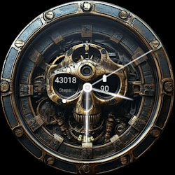 Knight Skeleton Watch Face