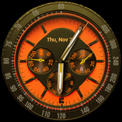 KP Orange Watch Face