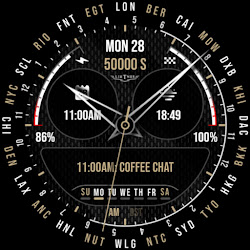 World Time Watch Face 038