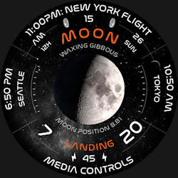 Moon Phase Watch Face 154
