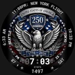 USA 250th Year Watch Face 158