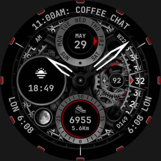 Naked Watch Face 160