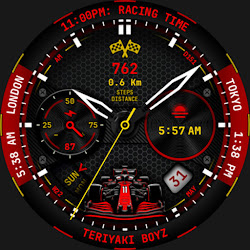 Racing Time Watch Face 169
