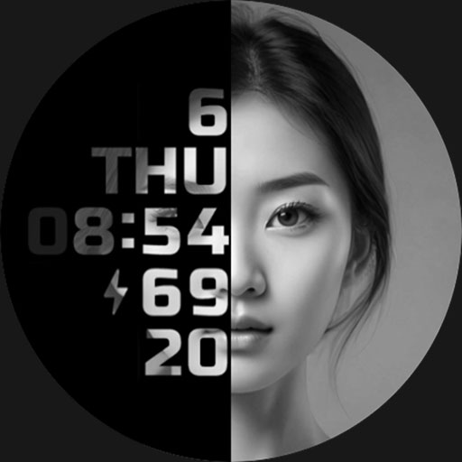 Photo Slot Watch Face 182