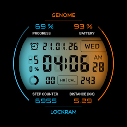 Lockram: Digital watch face