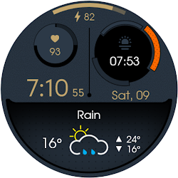 Digital watch face M16