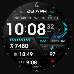 MD217 Digital watch face